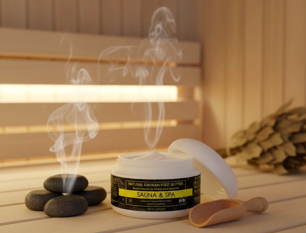 Beurre naturel de Sibérie pour les pieds